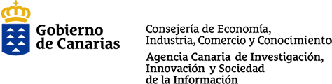 Logo de Gobierno de Canarias Consejería de Economía, Conocimiento y Empleo y Agencia Canaria de Investigación, Innovación y Sociedad de la Información